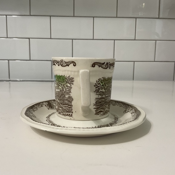 VTG Kensington Staffords Shakespeare's Sonnets Cup and Saucer Spring England - Picture 5 of 7